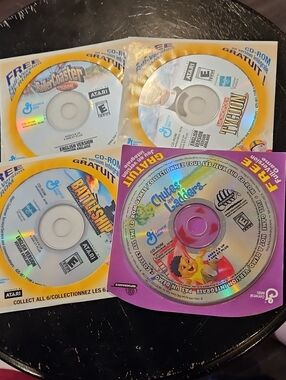General Mills Atari PC Game CD Lot - Set Of 4 - NEW